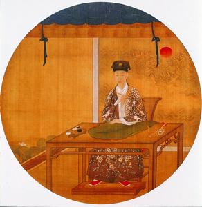 弘历古装行乐图页